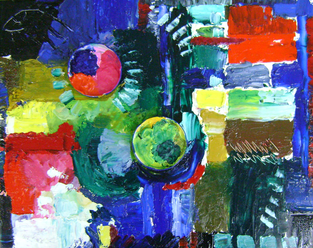 abstrakt paint artist vorobiev